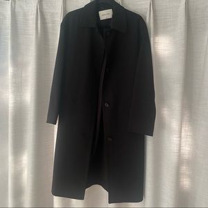 Aritzia Babaton Black Chic Long Jacket - Small